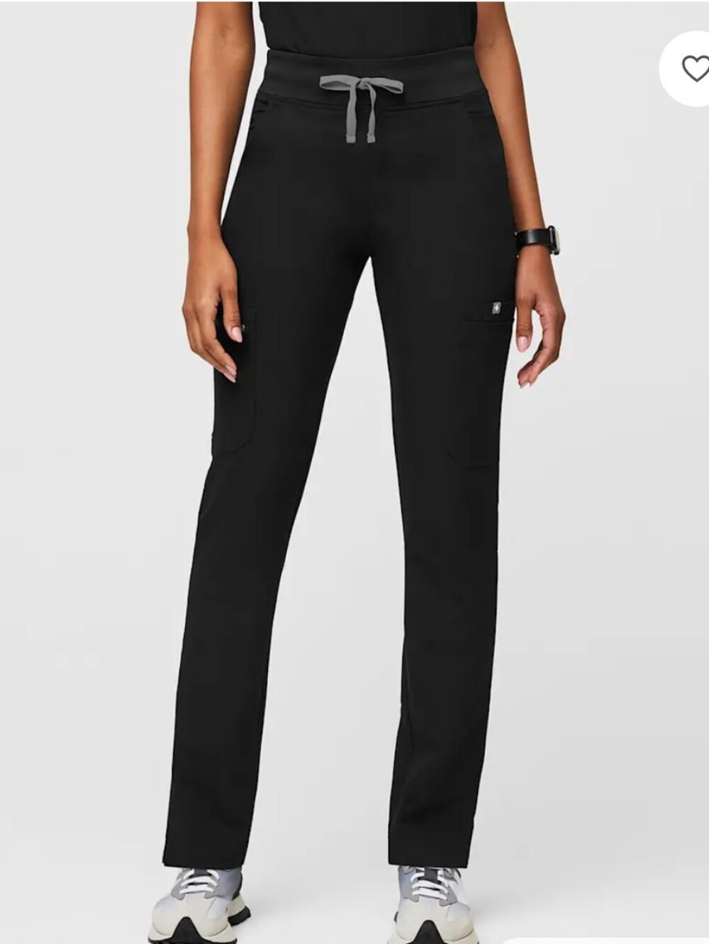 Figs Women’s Yola Black Scrub Pants